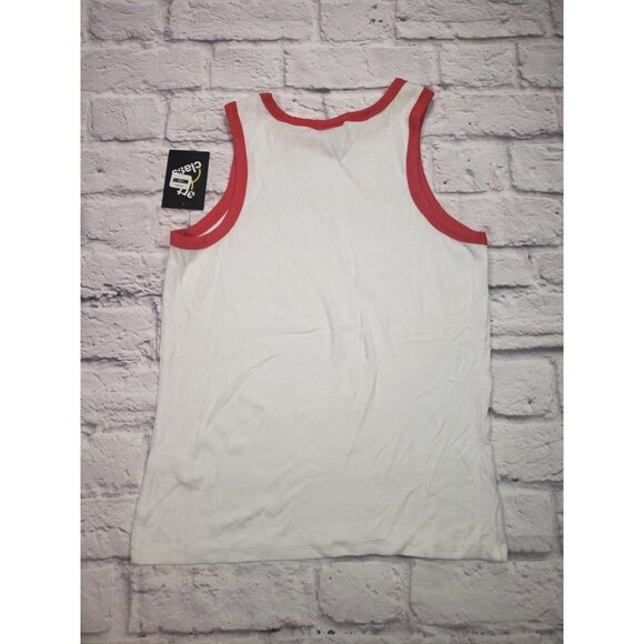 Art Class Girl's Size XL (14/16) White And Red High Neck Graphic Tank Top - Picture 3 of 3